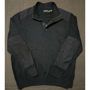 Ralph Lauren Polo Hybrid Mockneck Pullover Knit Sweater Size 2XB (2XL Big)